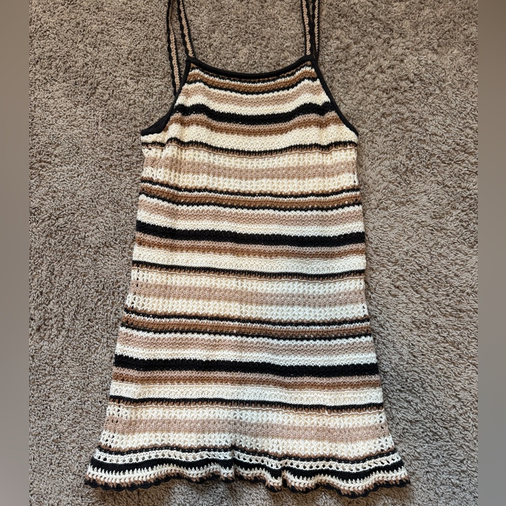 Striped Crochet Dress from American Eagle